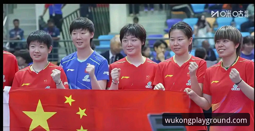 2026世乒赛女团战报深度评测：陈幸同首秀横扫台北名将，护台正手展现王者风范
